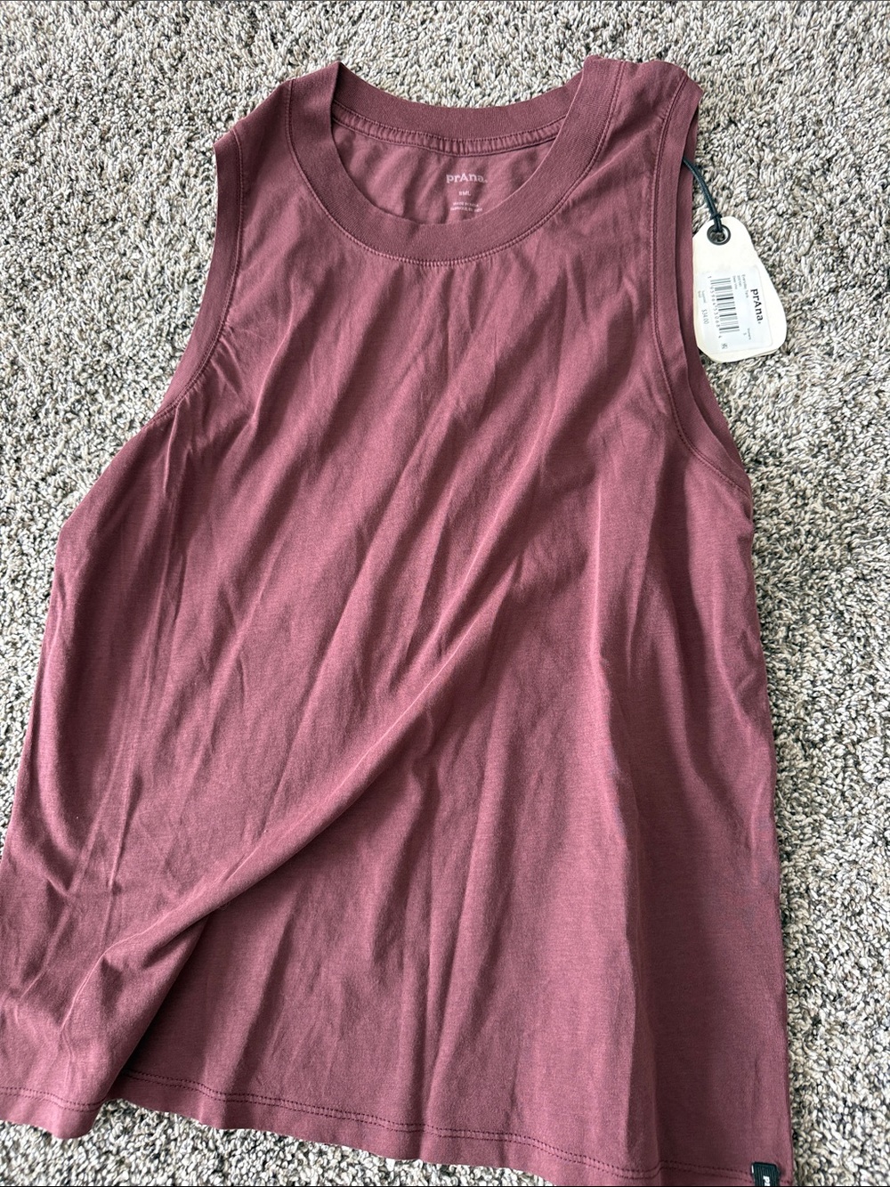 Prana Women's Sleeveless Tank Top in Mauve